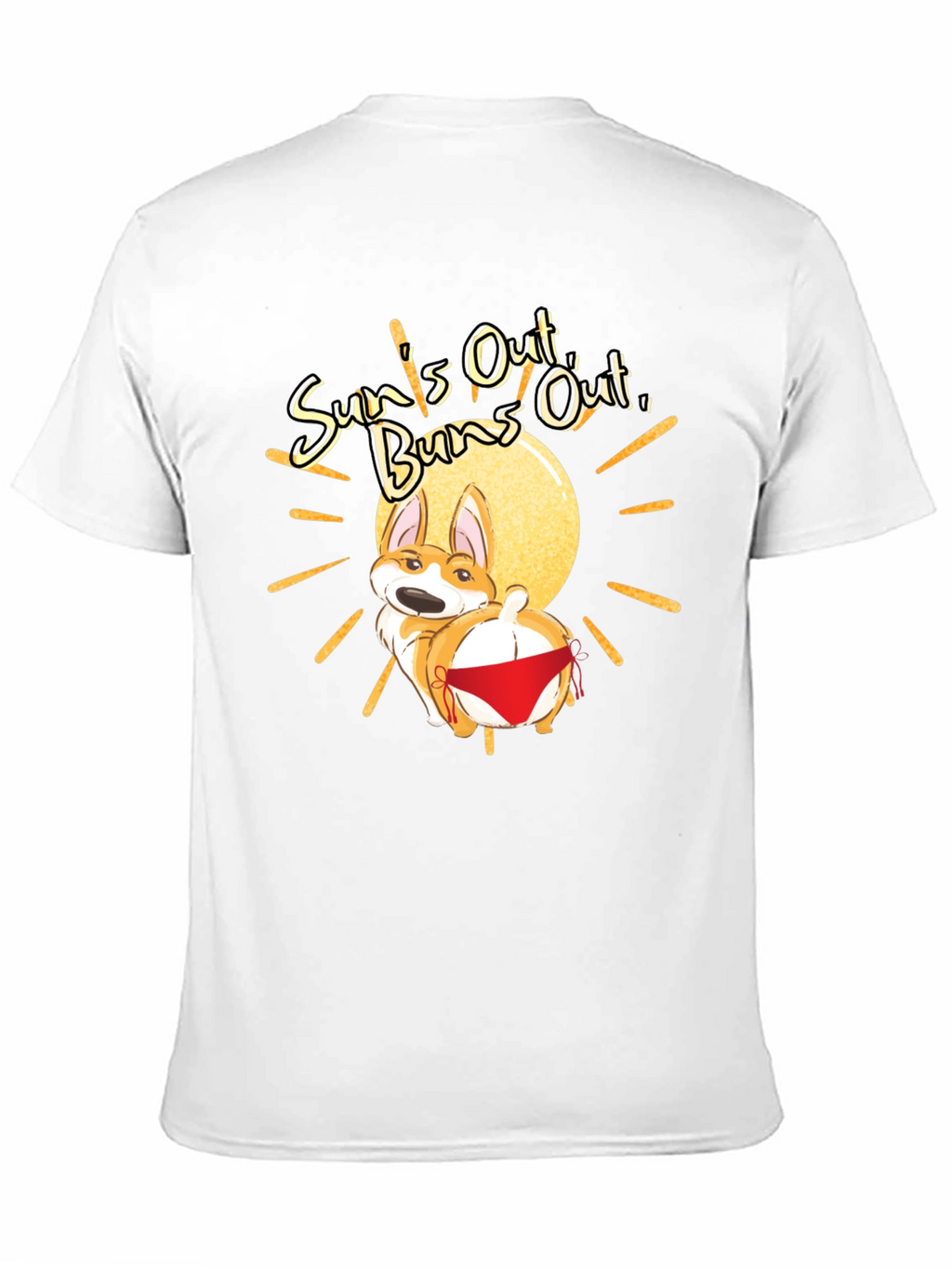 Suns Out Buns Out Corgi T-Shirt