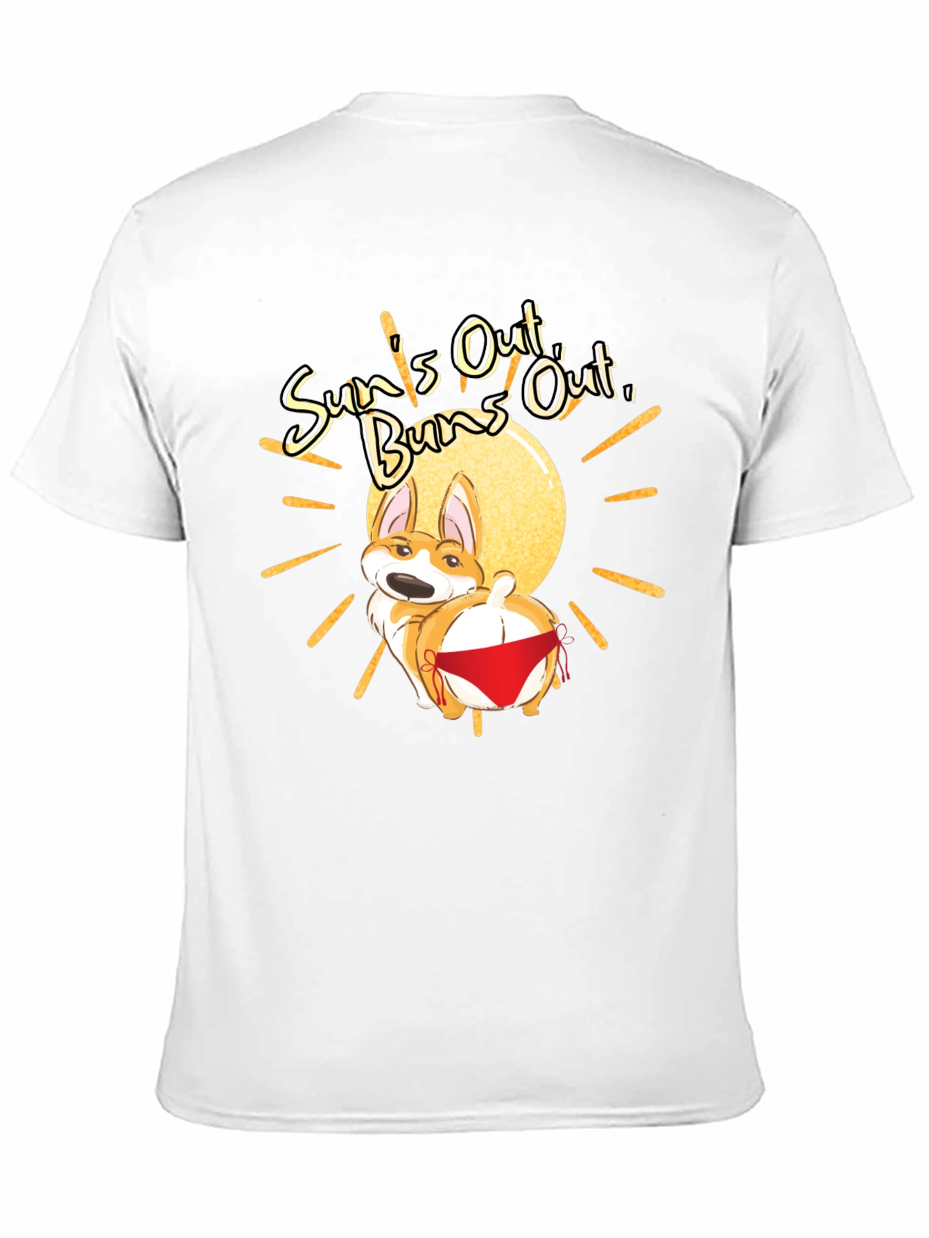 Suns Out Buns Out Corgi T-Shirt