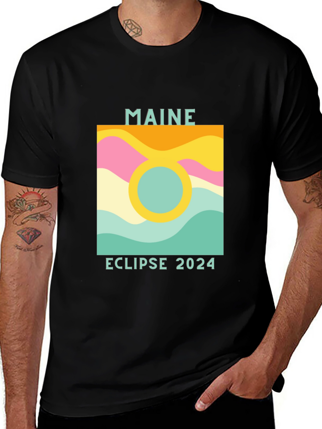 Maine Eclipse 2024 T-Shirt