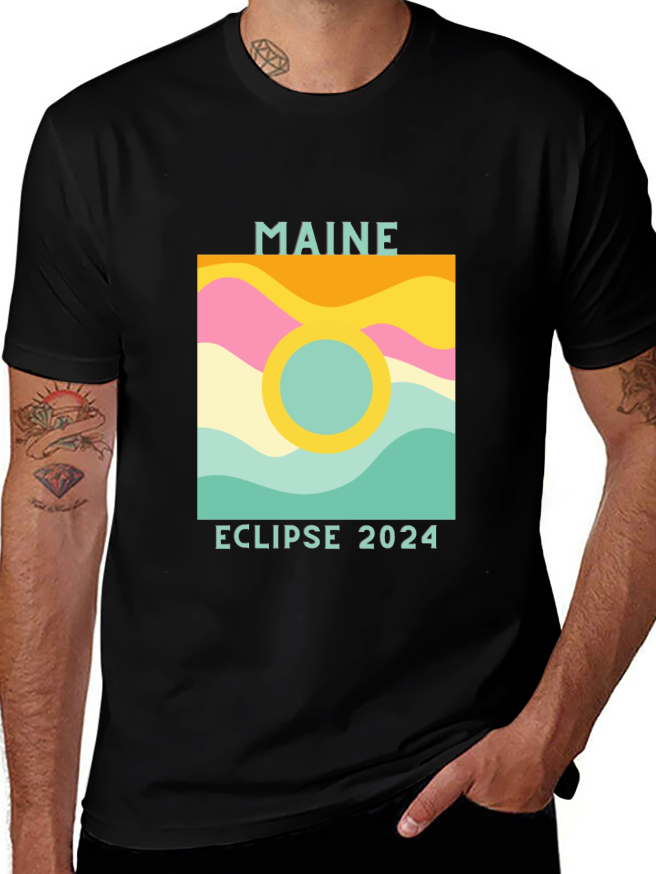 Maine Eclipse 2024 T-Shirt