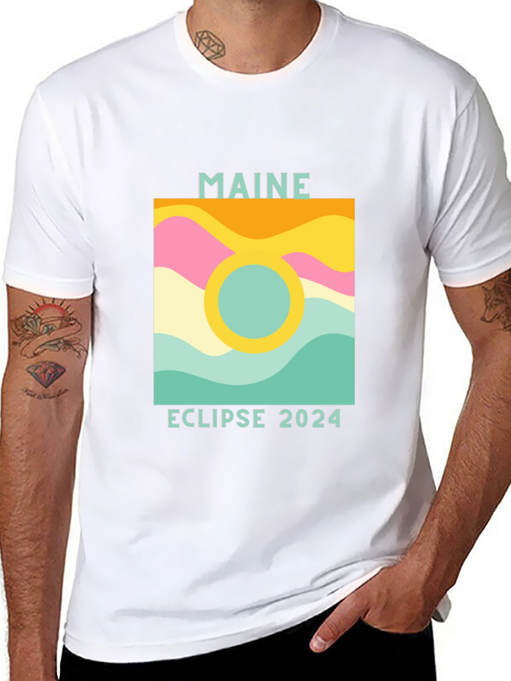 Maine Eclipse 2024 T-Shirt