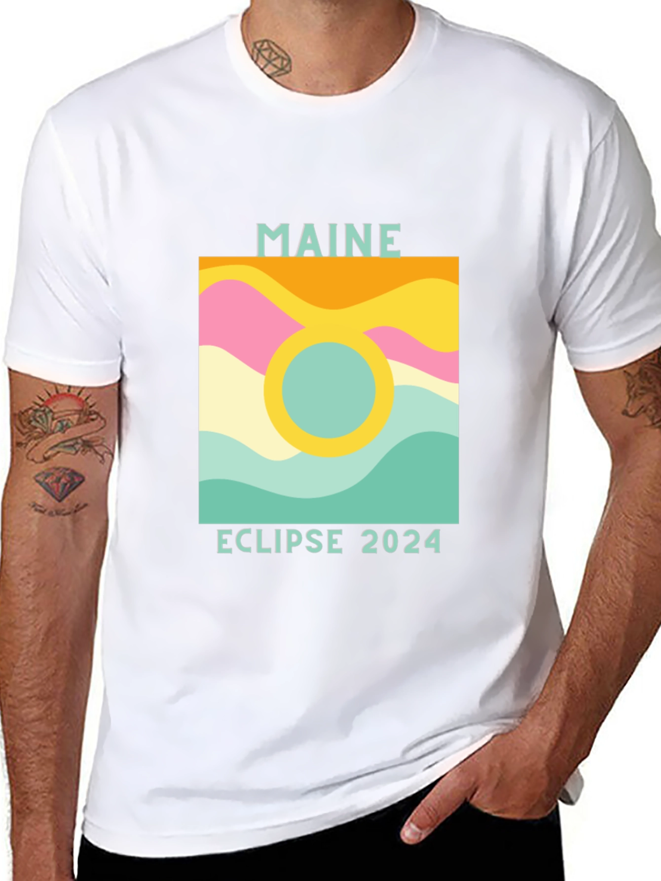 Maine Eclipse 2024 T-Shirt