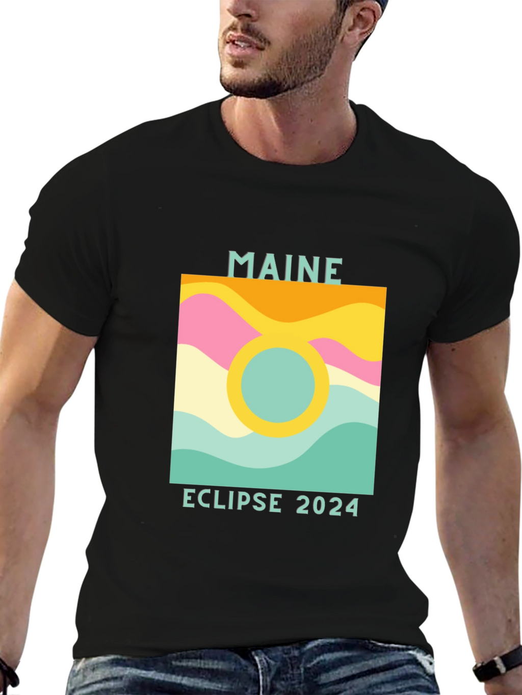Maine Eclipse 2024 T-Shirt