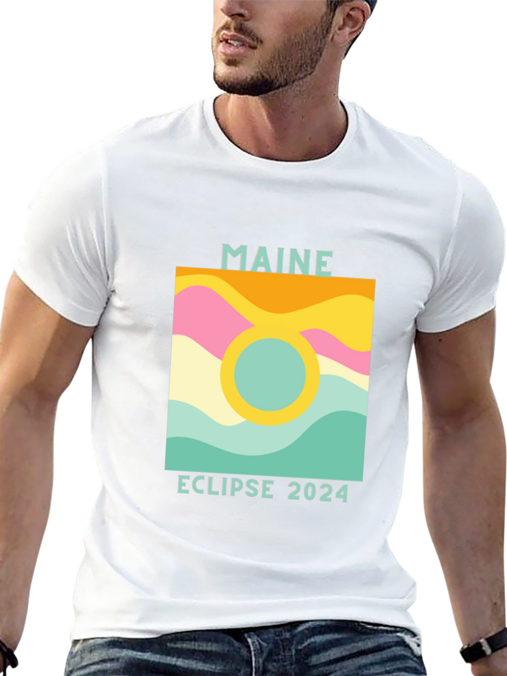 Maine Eclipse 2024 T-Shirt