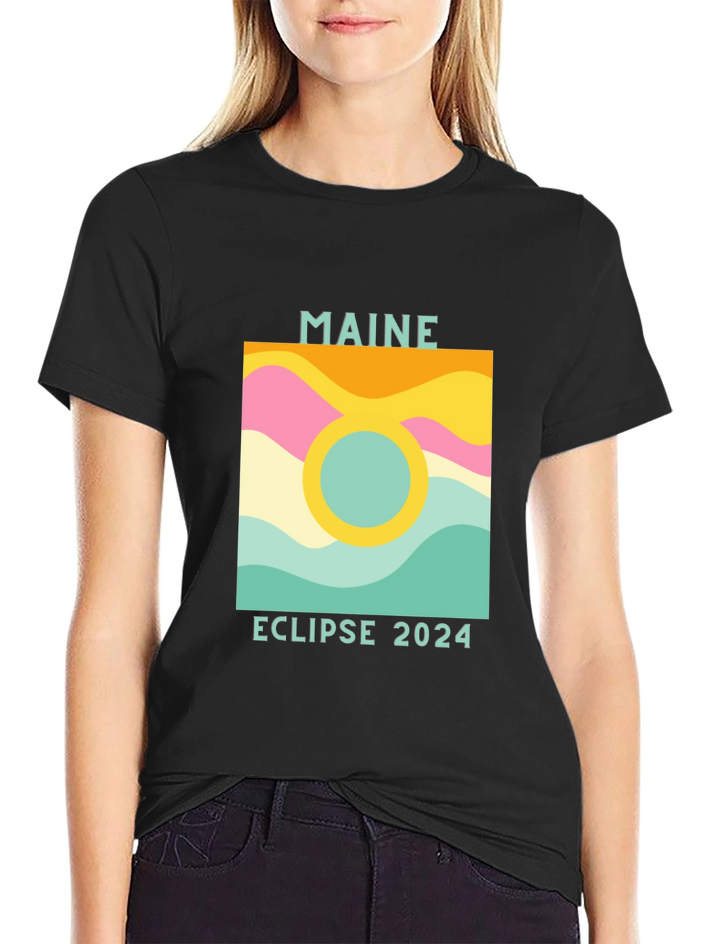 Maine Eclipse 2024 T-Shirt
