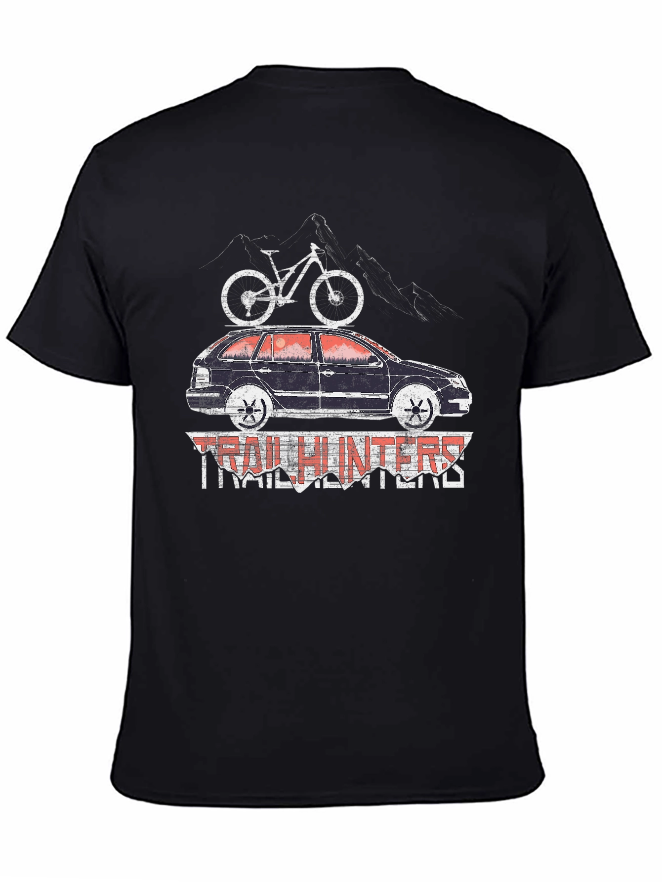 Trail Hunters T-Shirt - Mountain Bike Car Design