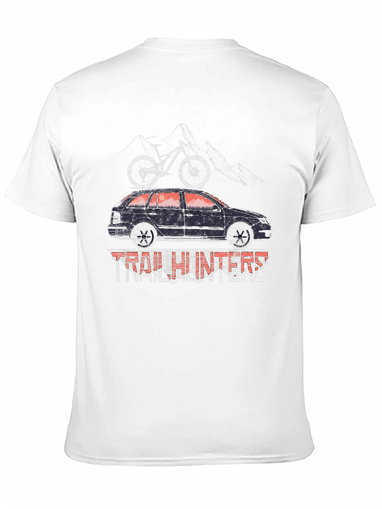 Trail Hunters T-Shirt - Mountain Bike Car Design