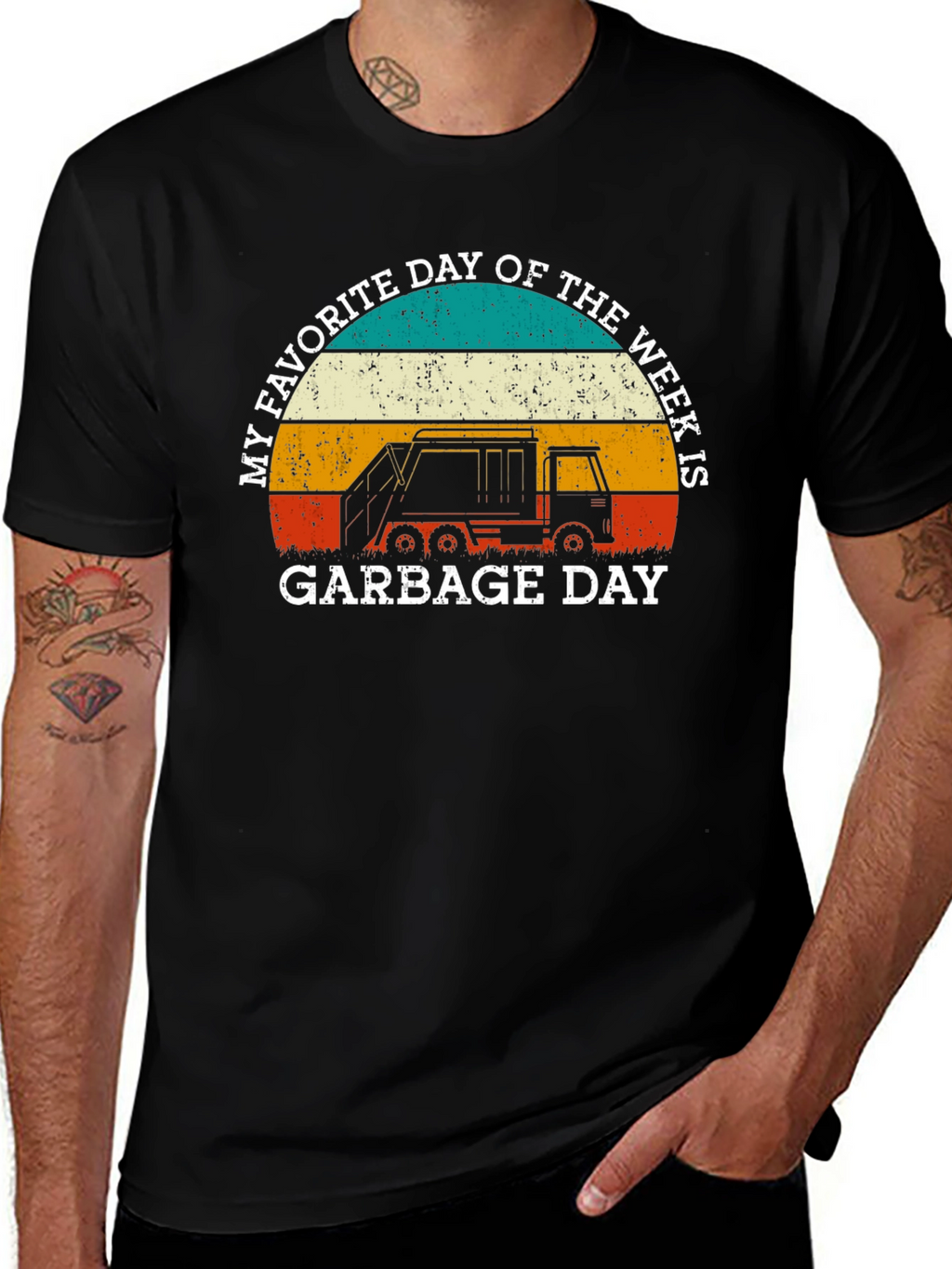 My Favorite Day Garbage Truck T-Shirt