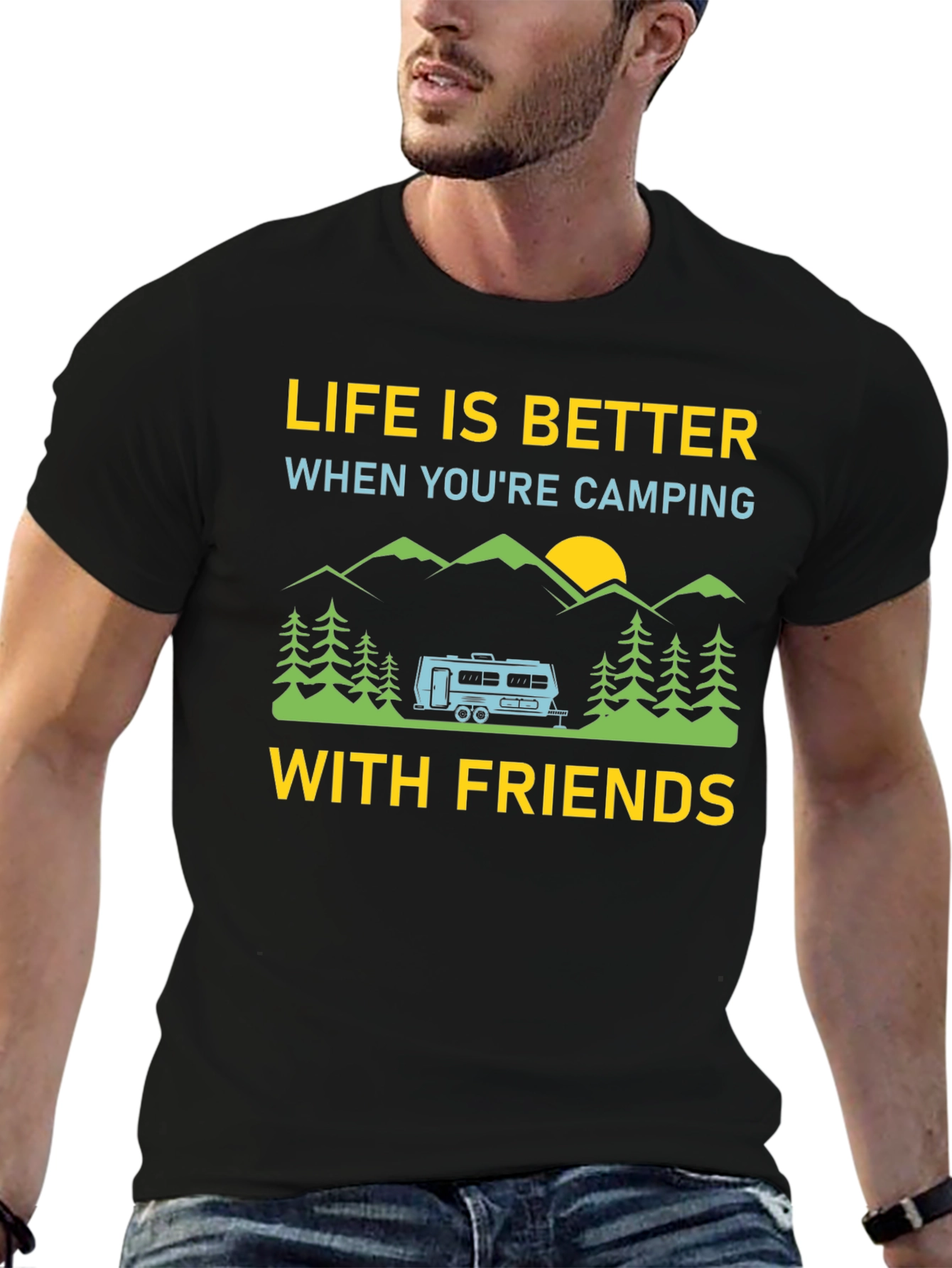 Camping Friends T-Shirt: Life is Better Outdoors