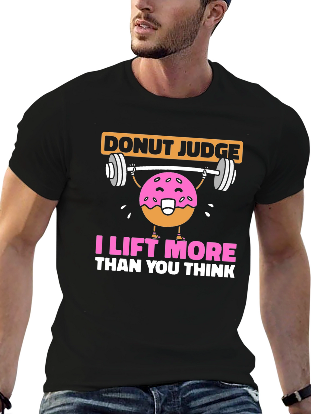 Donut Judge I Lift More T-Shirt