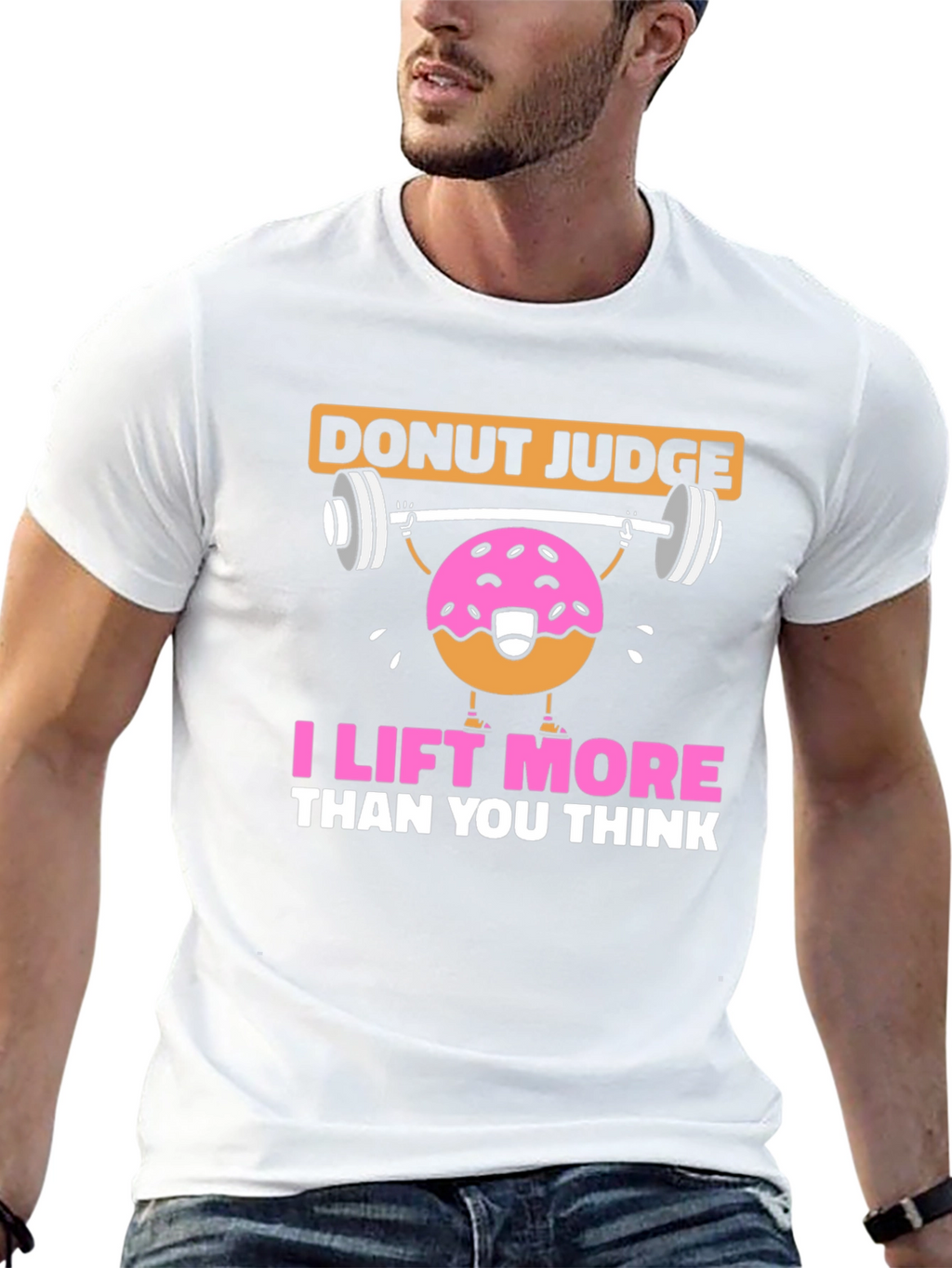 Donut Judge I Lift More T-Shirt