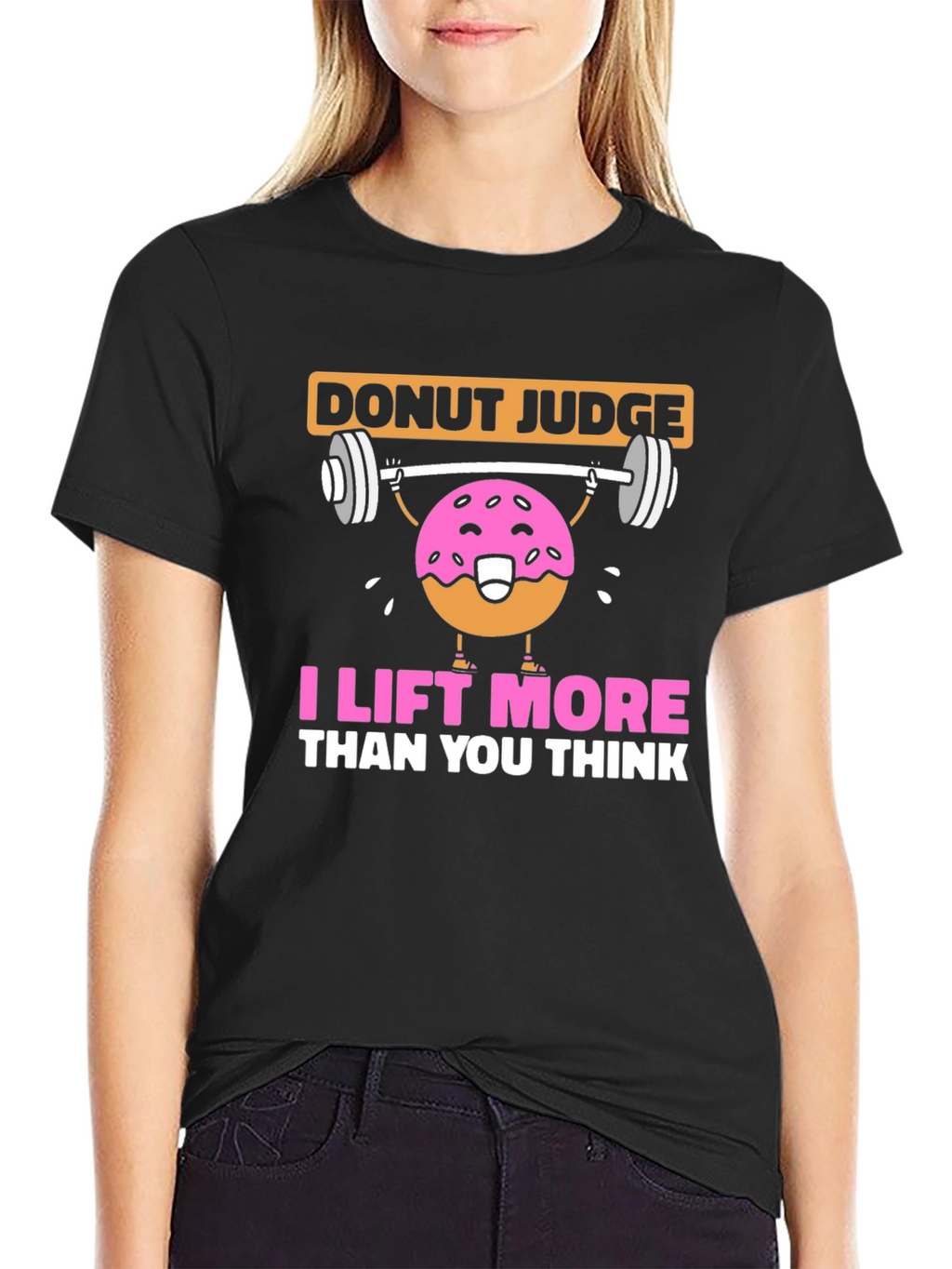 Donut Judge I Lift More T-Shirt