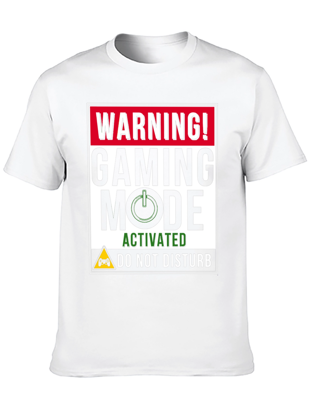 Gaming Mode Activated Black T-Shirt