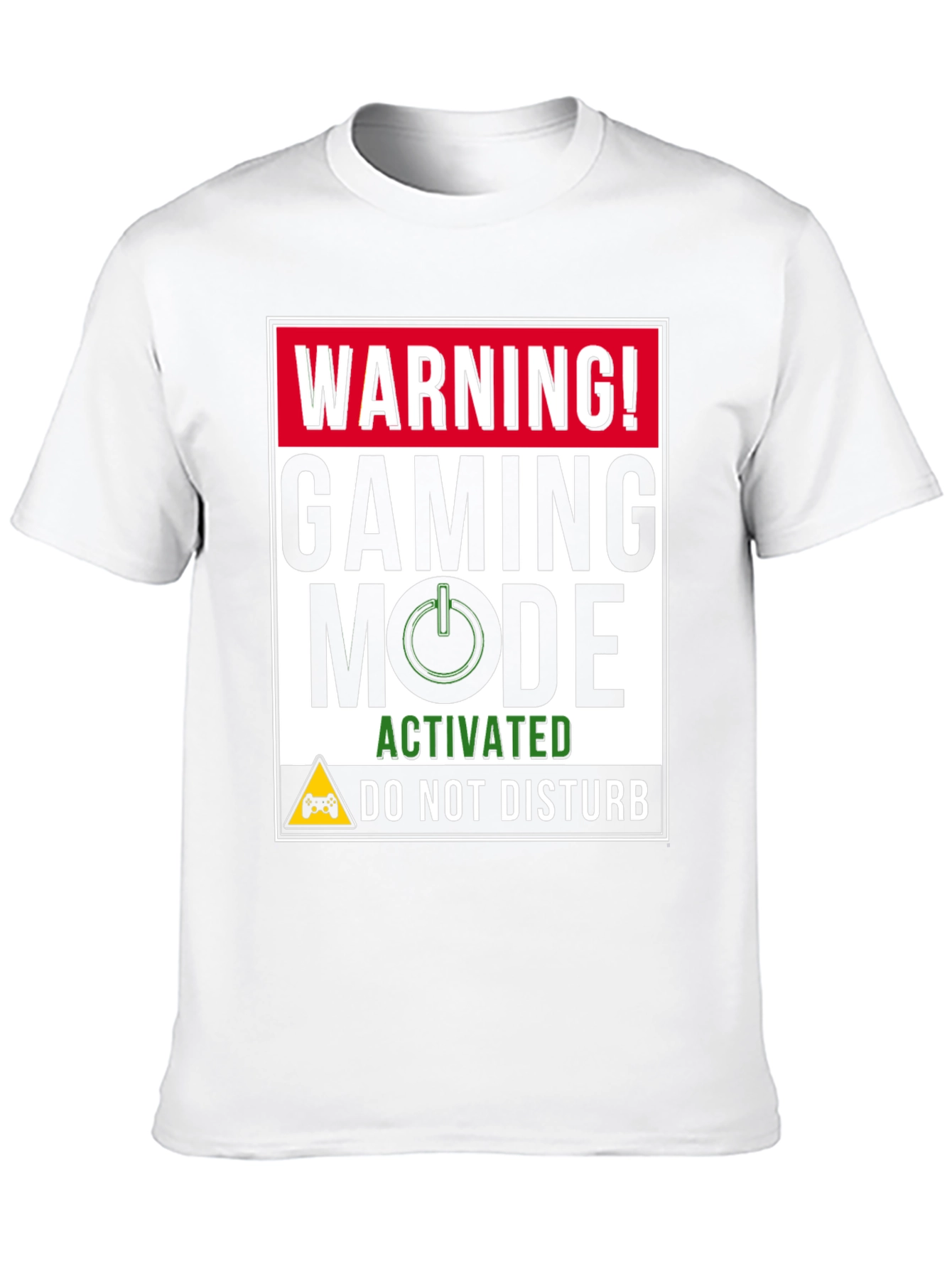 Gaming Mode Activated Black T-Shirt