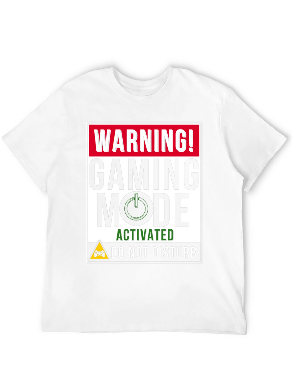 Gaming Mode Activated Black T-Shirt
