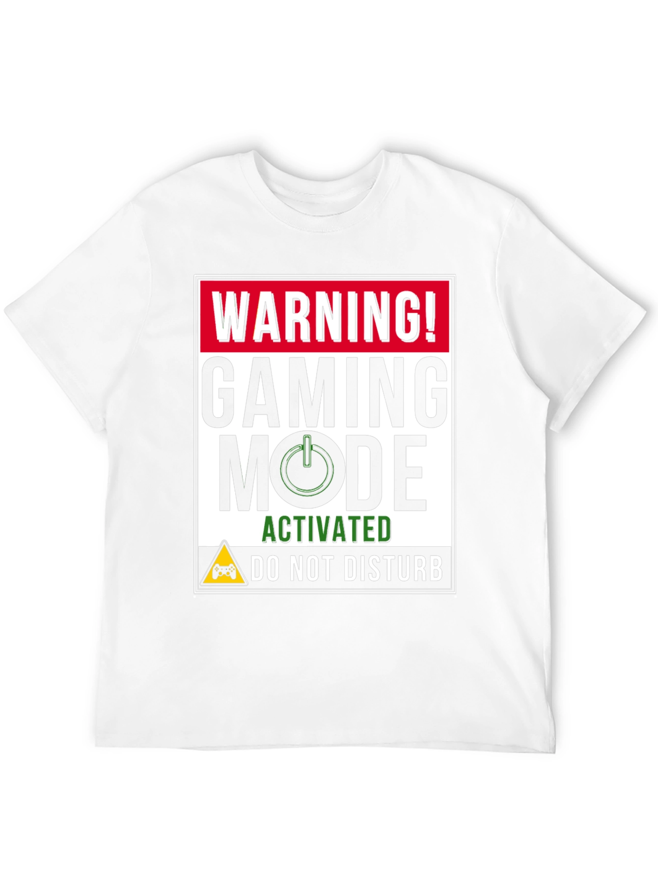 Gaming Mode Activated Black T-Shirt