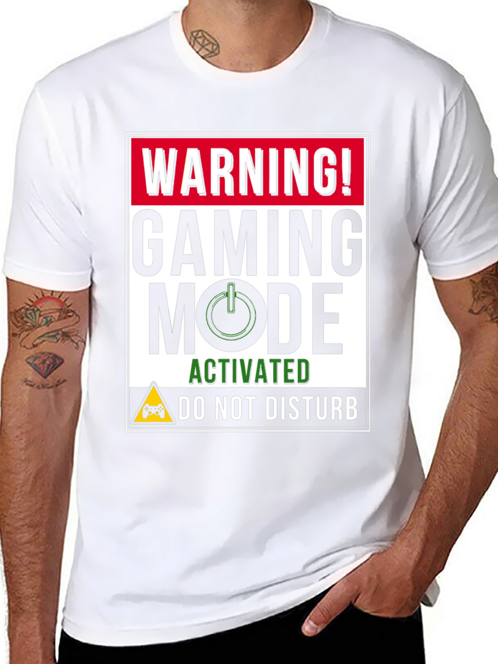Gaming Mode Activated Black T-Shirt