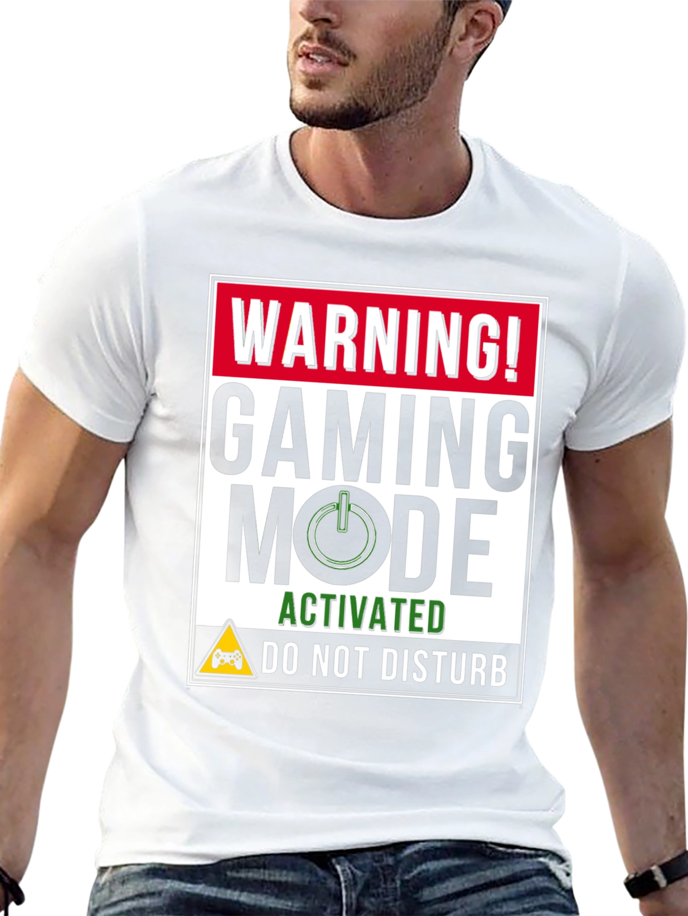 Gaming Mode Activated Black T-Shirt