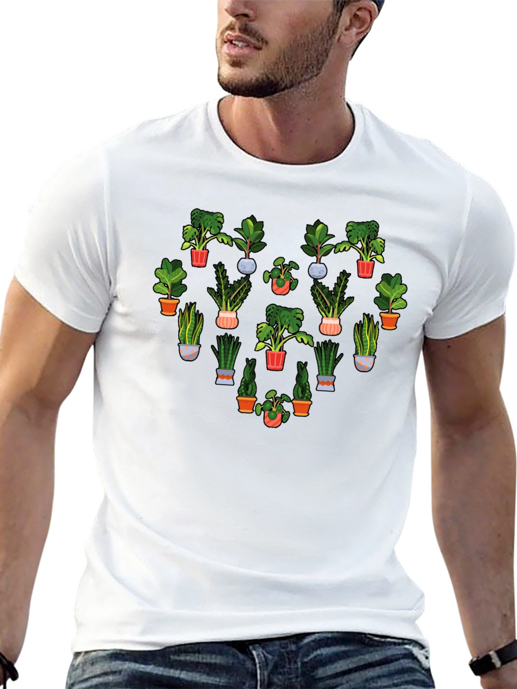 Plant Lover Heart T-Shirt - Stylish & Unique Design