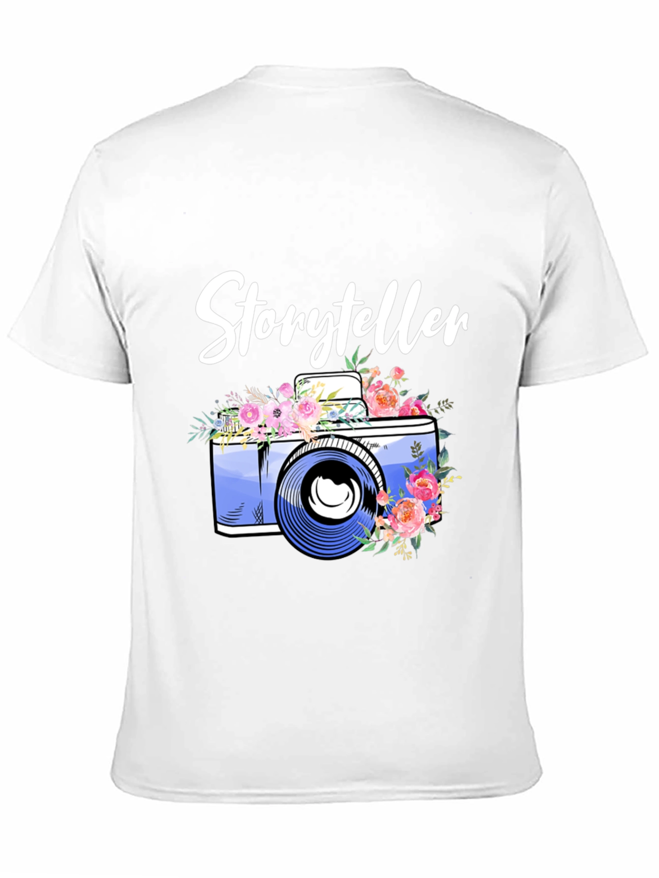Storyteller Floral Camera Graphic Tee