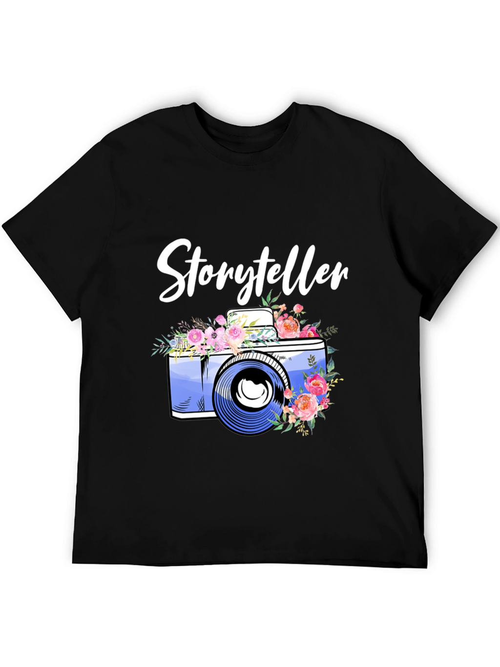 Storyteller Floral Camera Graphic Tee