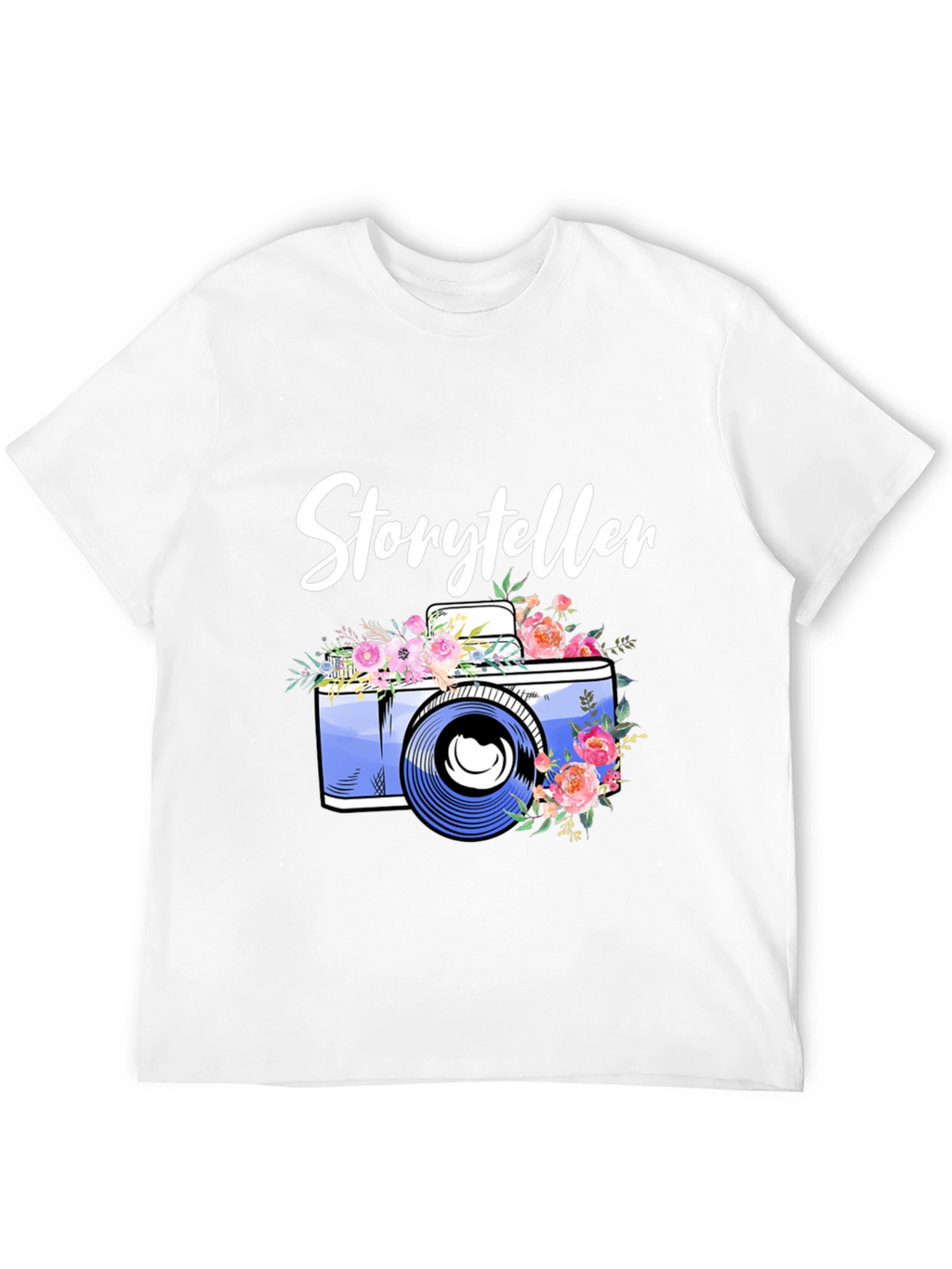 Storyteller Floral Camera Graphic Tee