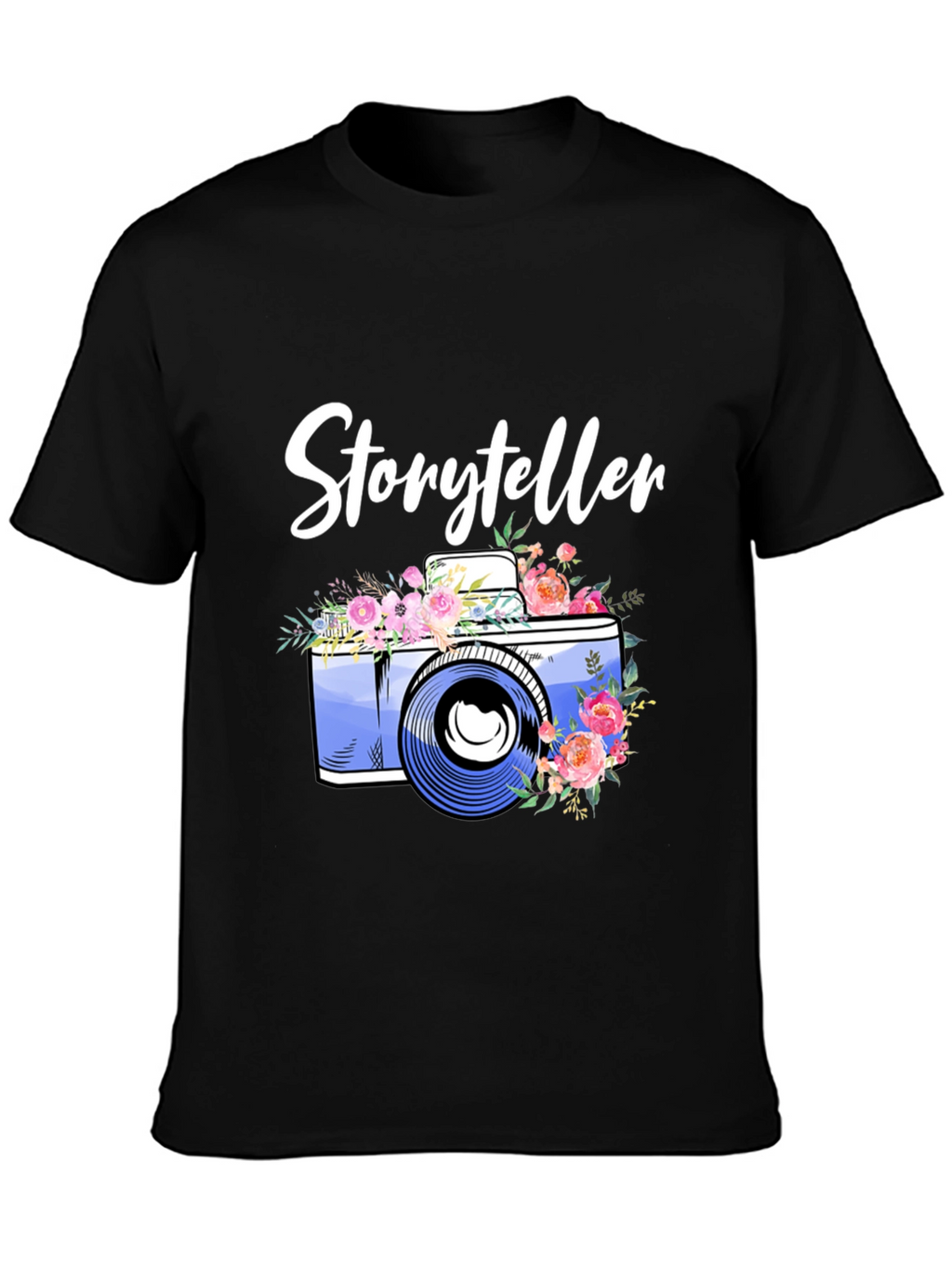 Storyteller Floral Camera Graphic Tee