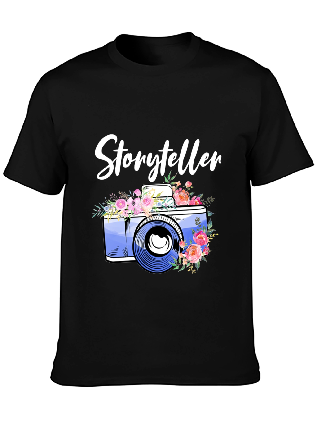 Storyteller Floral Camera Graphic Tee