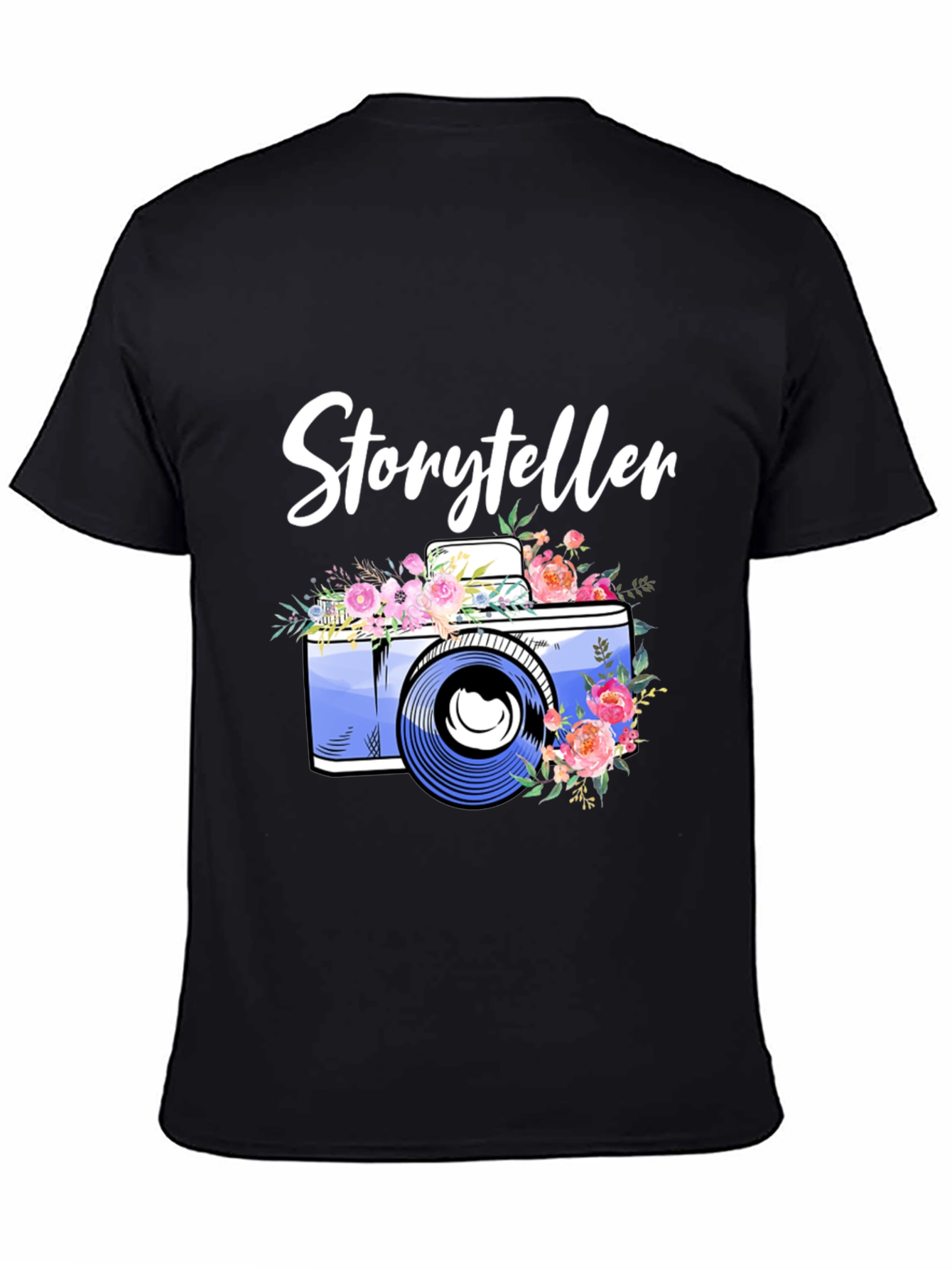 Storyteller Floral Camera Graphic Tee