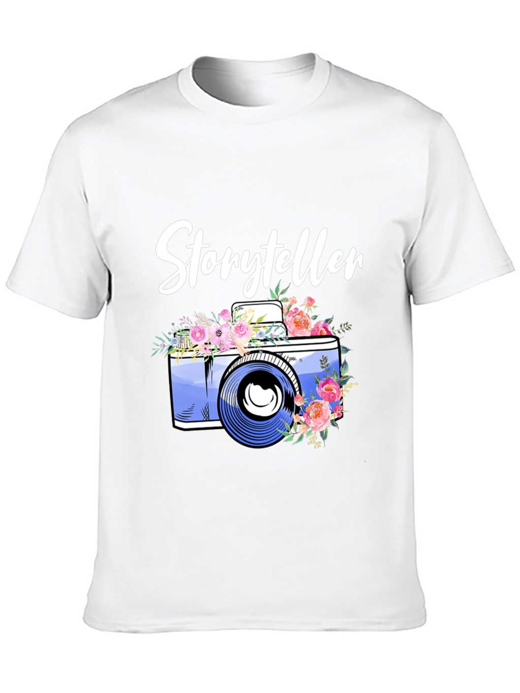 Storyteller Floral Camera Graphic Tee