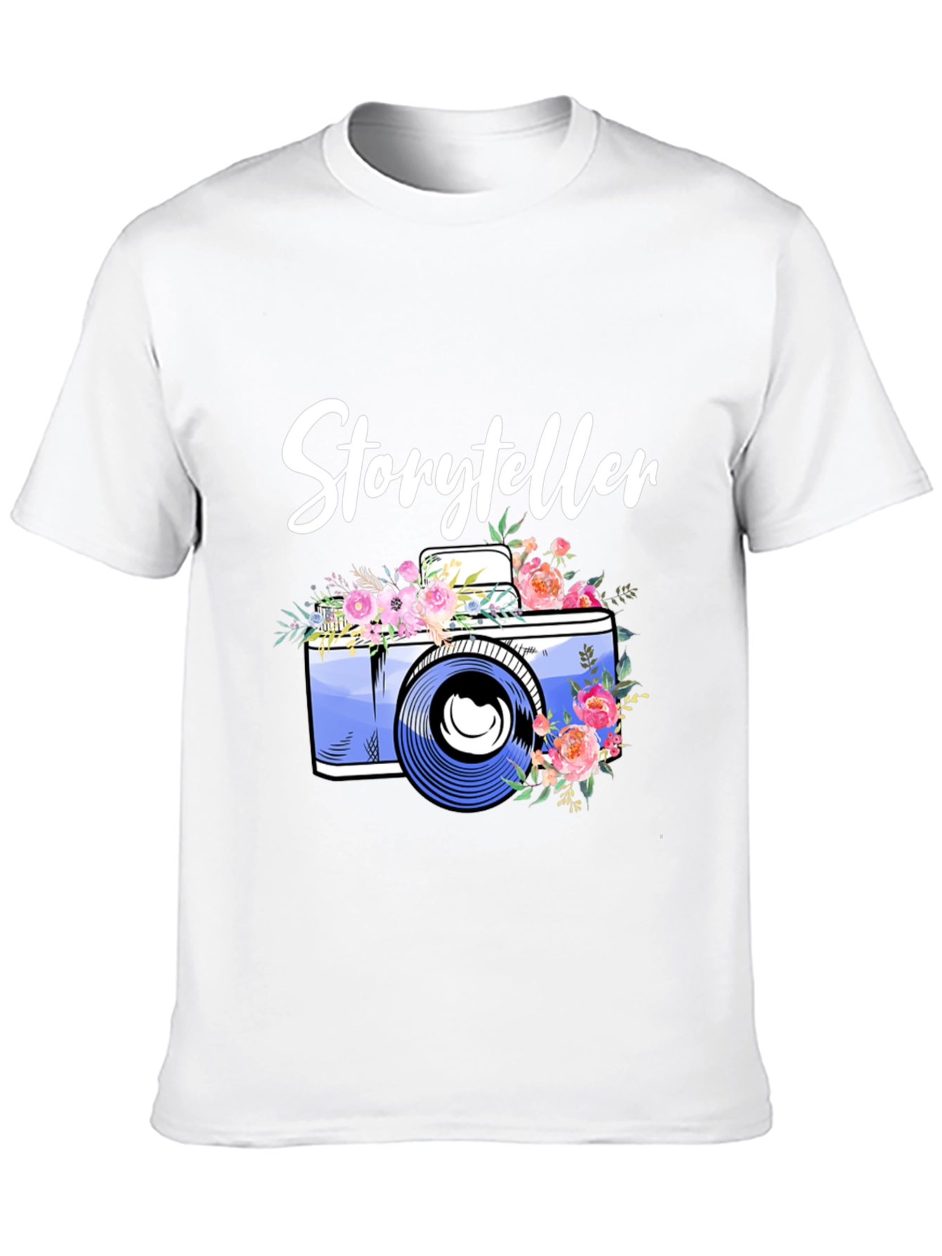 Storyteller Floral Camera Graphic Tee