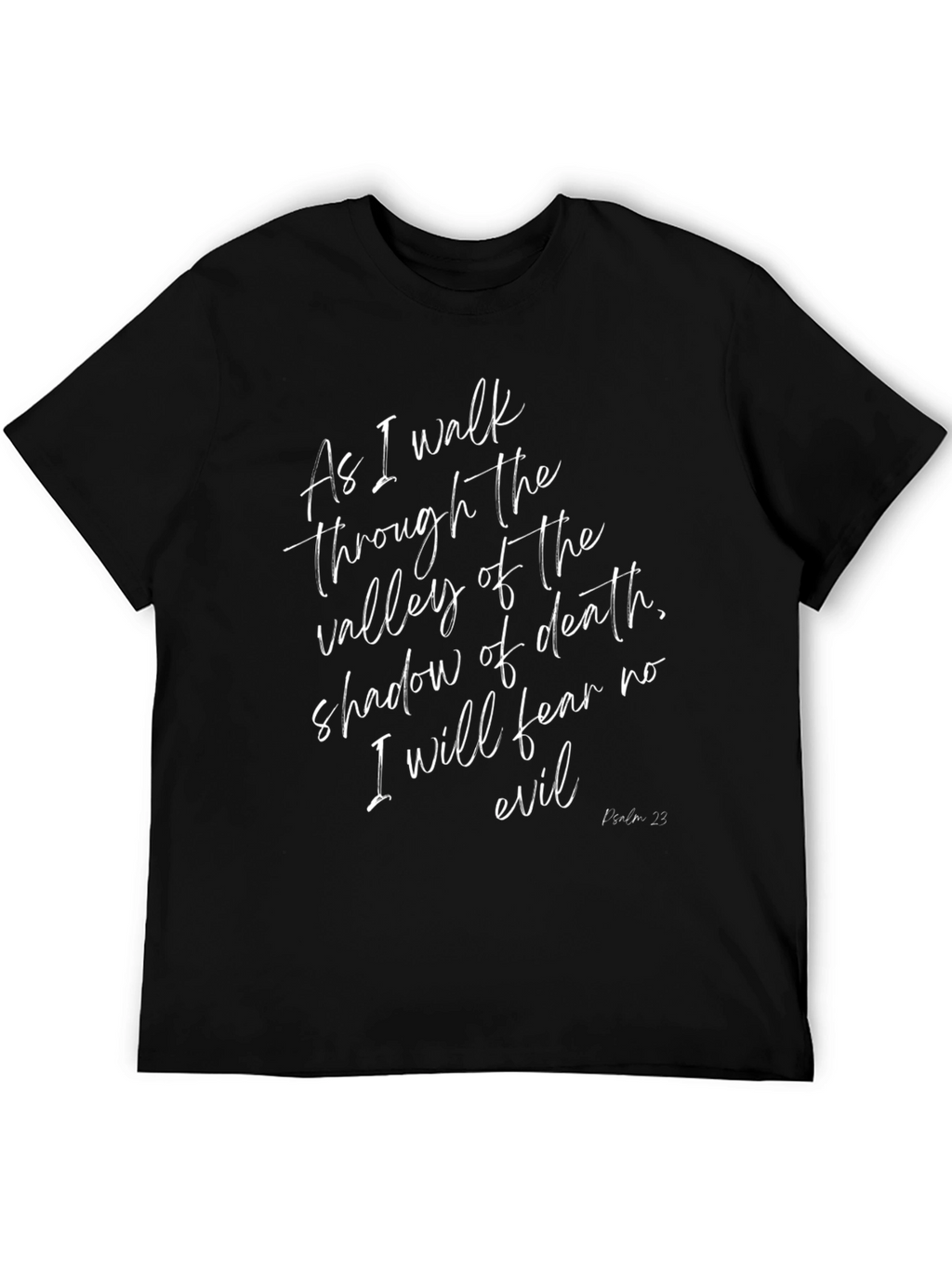 Faith-Inspired T-Shirt: Psalm 23 Design