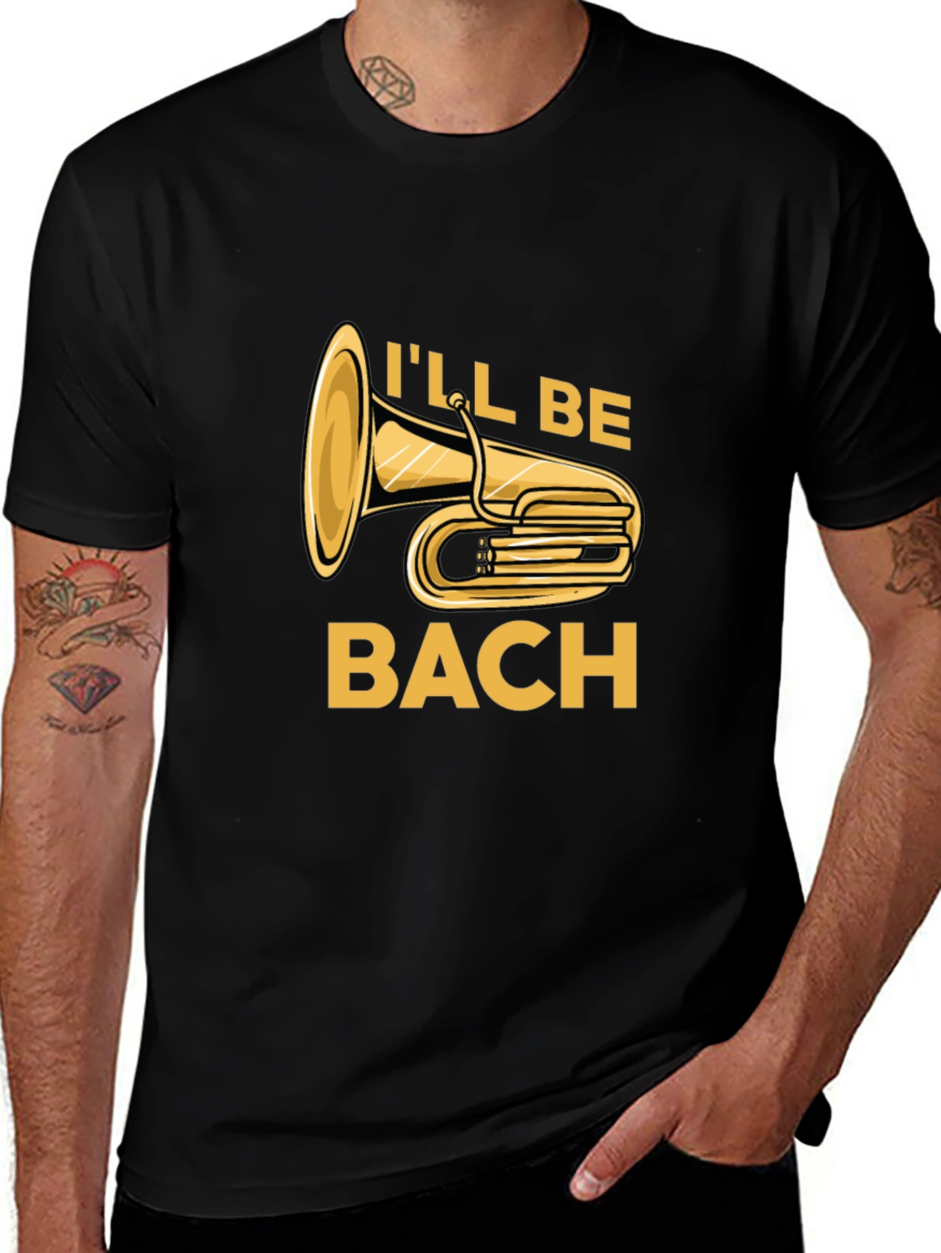 Ill Be Bach Tuba Player T-Shirt