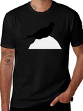 Modern Bird Graphic T-Shirt