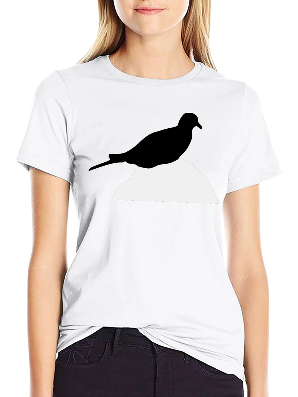 Modern Bird Graphic T-Shirt