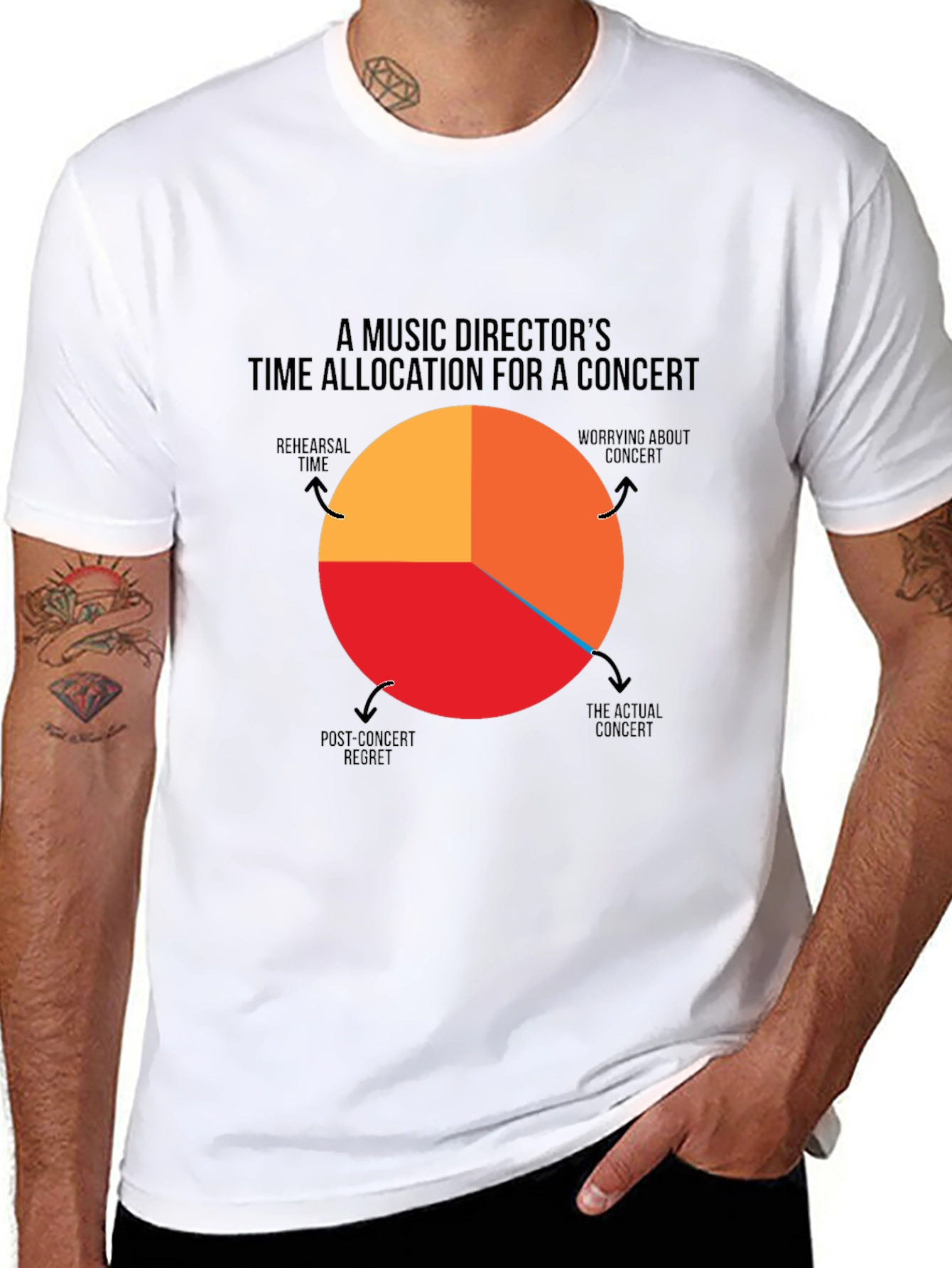 Music Director Time Allocation Concert T-Shirt