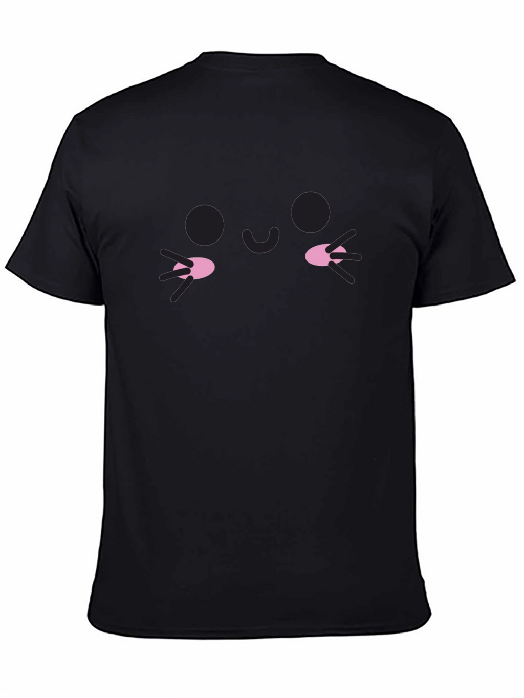 Kawaii Face Black Tee