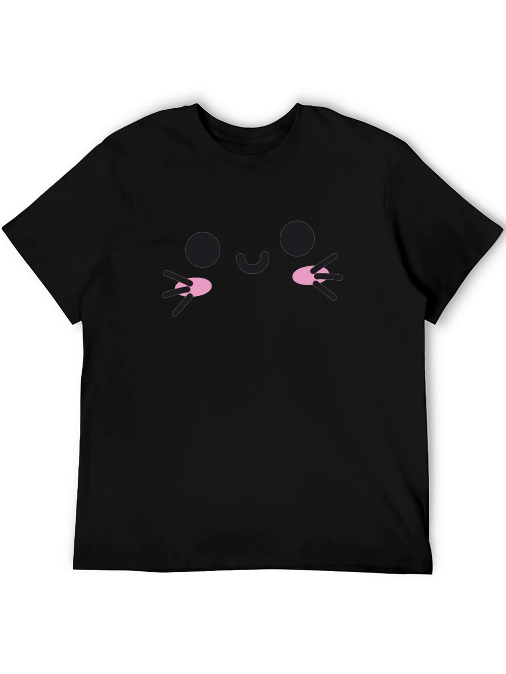 Kawaii Face Black Tee