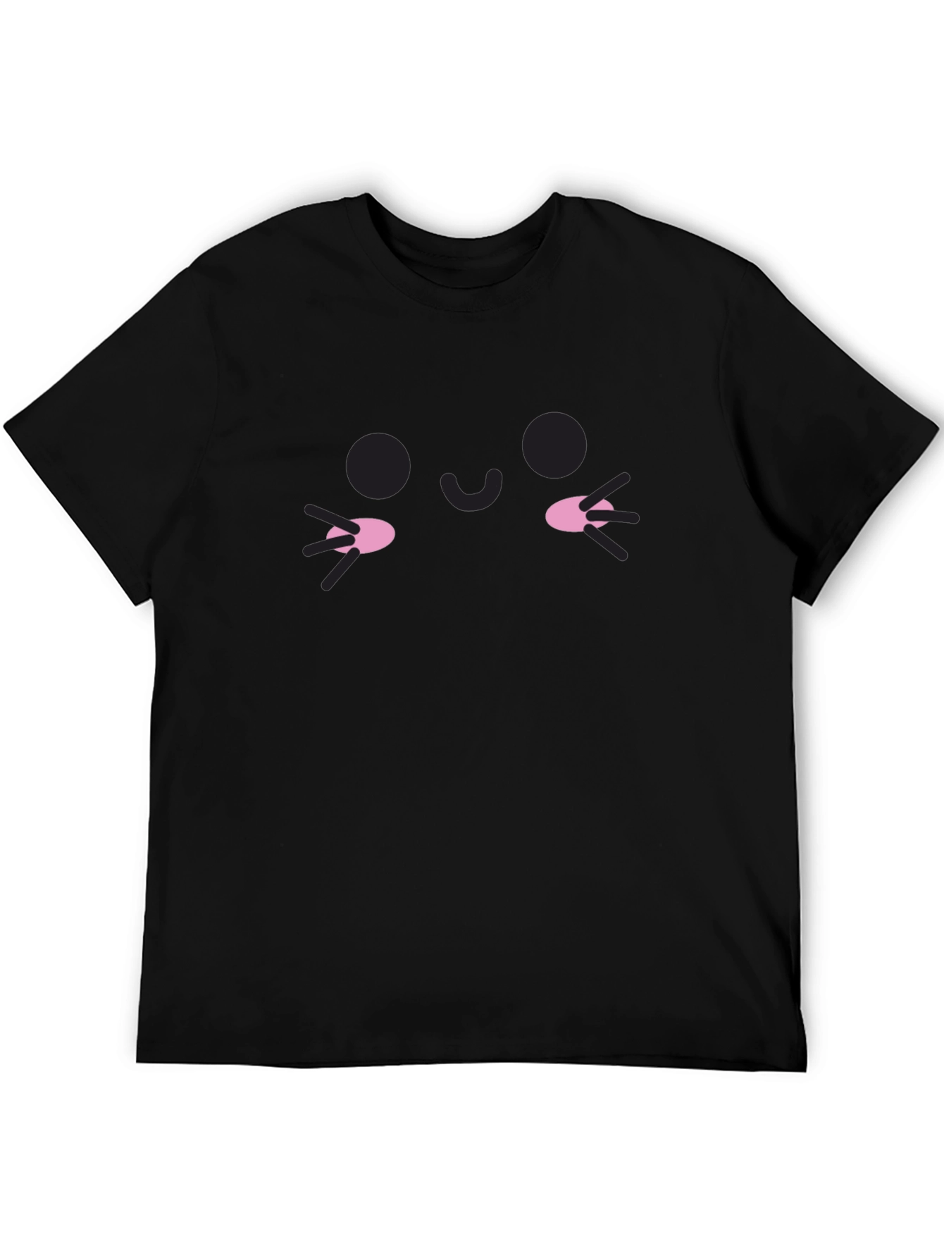 Kawaii Face Black Tee