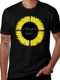 Sunflower Graphic Tee - I Hope You Dance T-Shirt