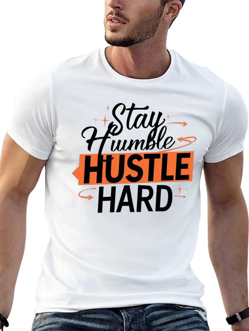Stay Humble Hustle Hard Graphic Tee