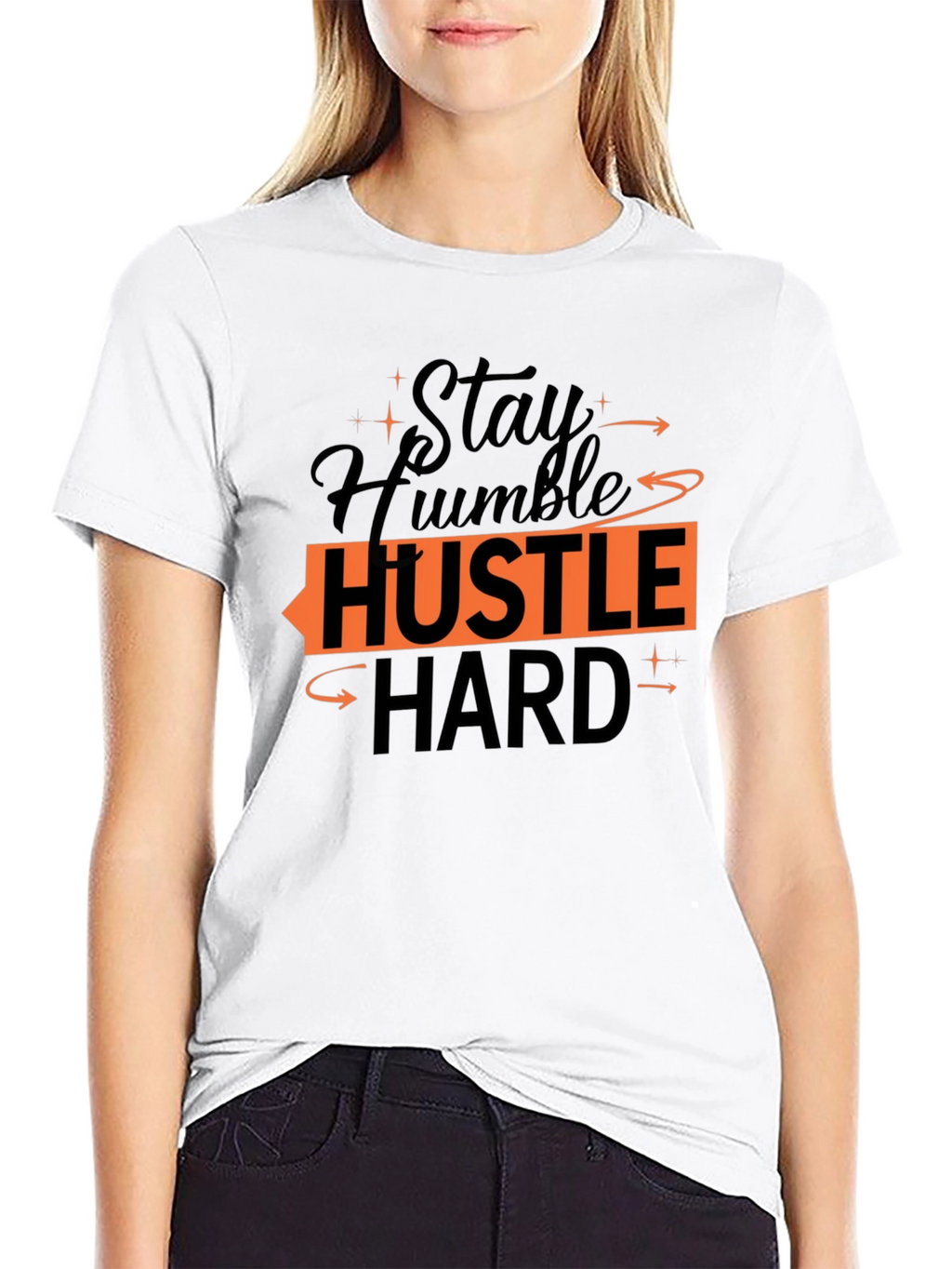 Stay Humble Hustle Hard Graphic Tee
