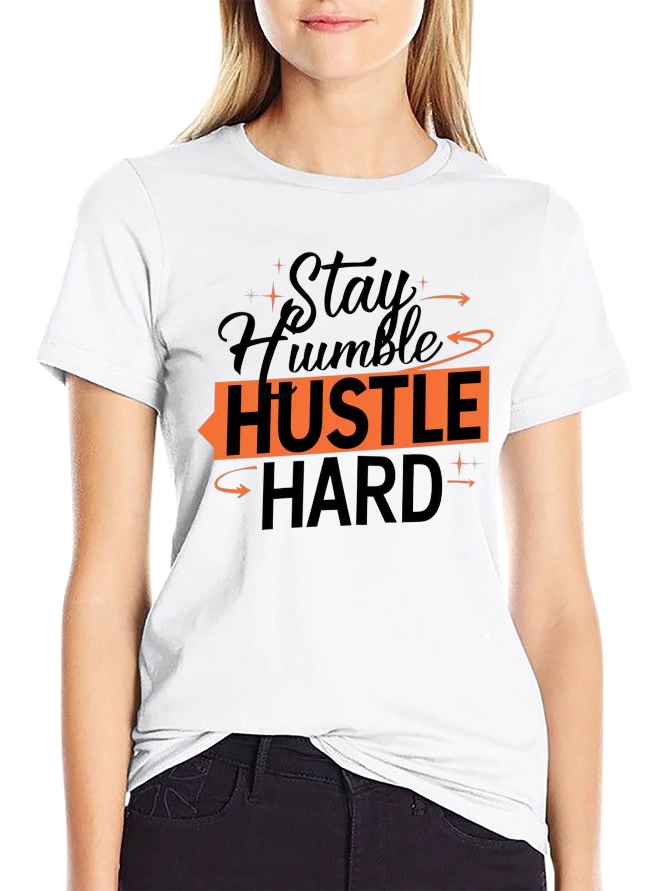 Stay Humble Hustle Hard Graphic Tee