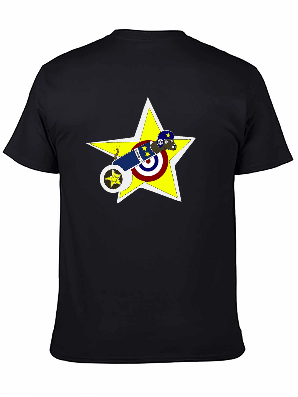 Novelty Star Cannon Graphic T-Shirt