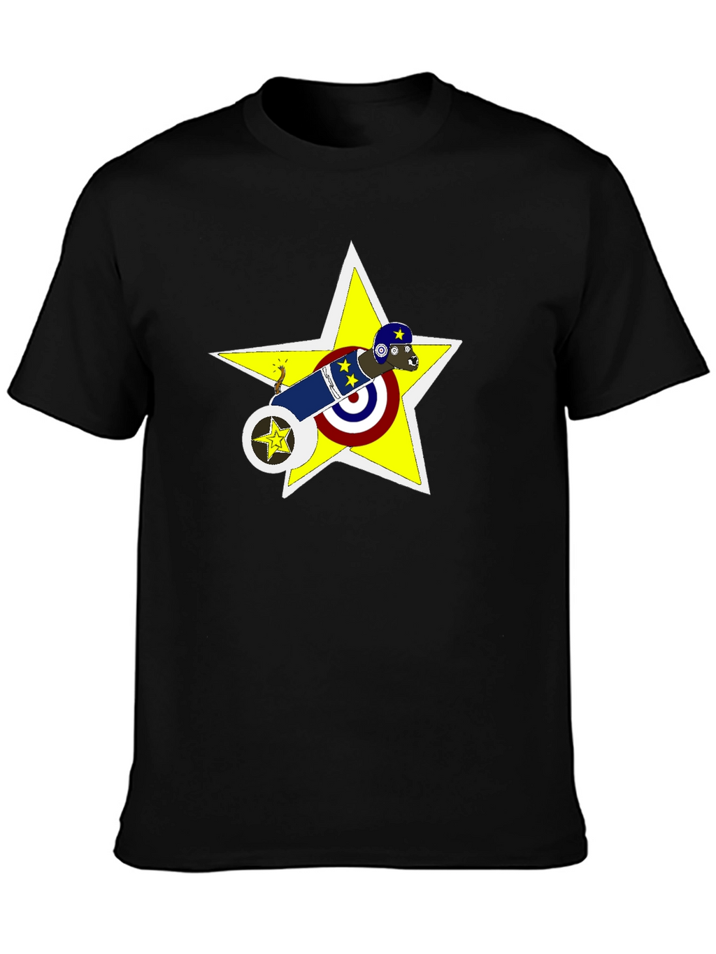 Novelty Star Cannon Graphic T-Shirt