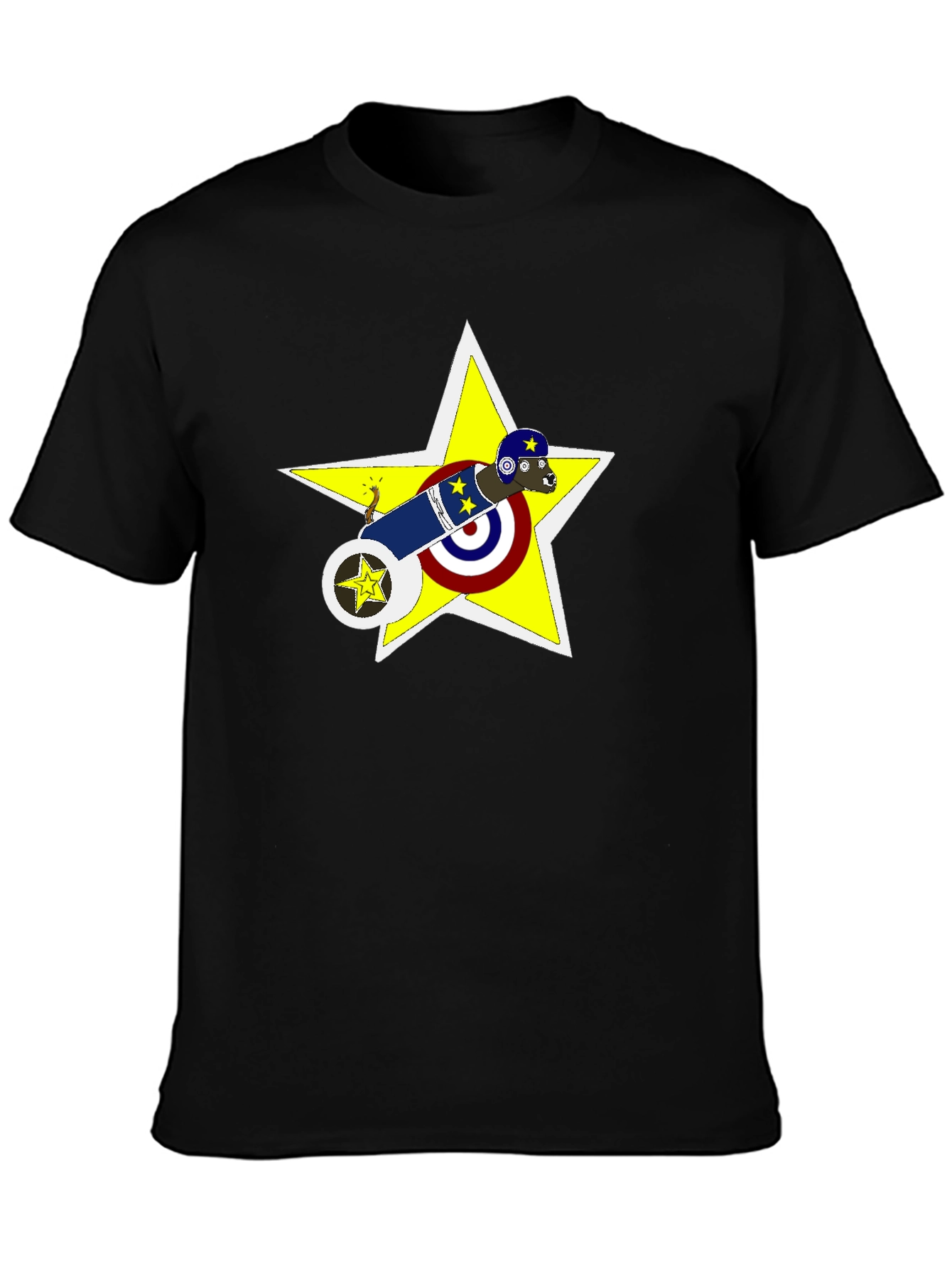 Novelty Star Cannon Graphic T-Shirt