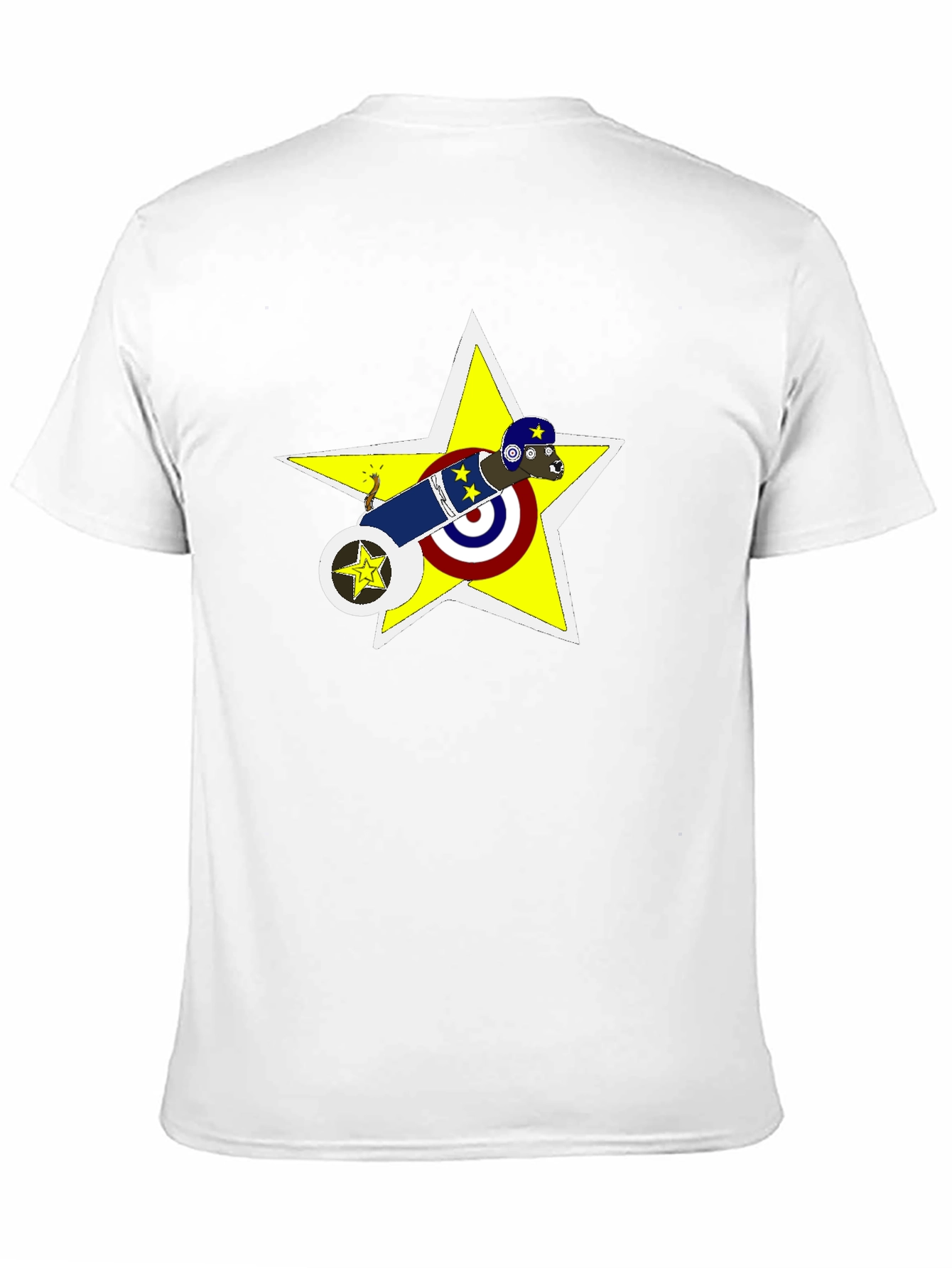 Novelty Star Cannon Graphic T-Shirt