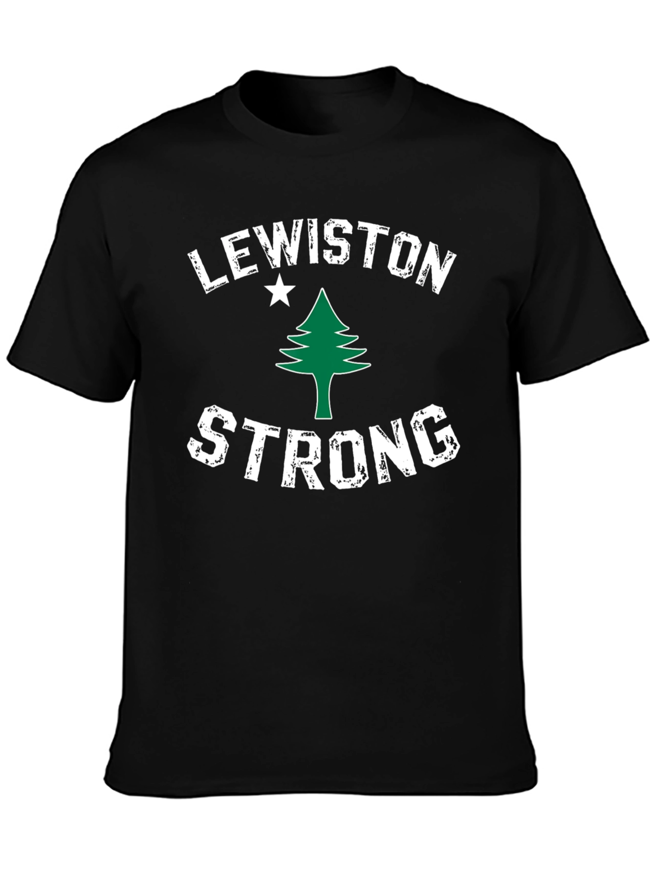 Lewiston Strong Graphic T-Shirt - Support Maine