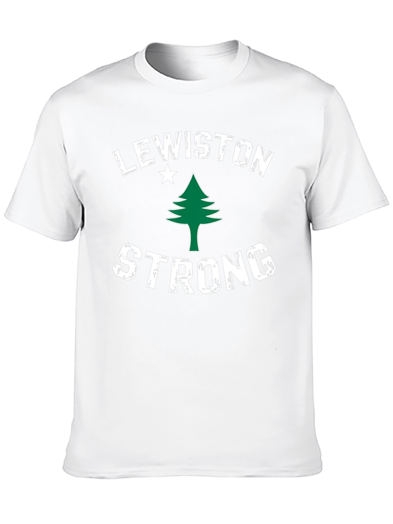 Lewiston Strong Graphic T-Shirt - Support Maine