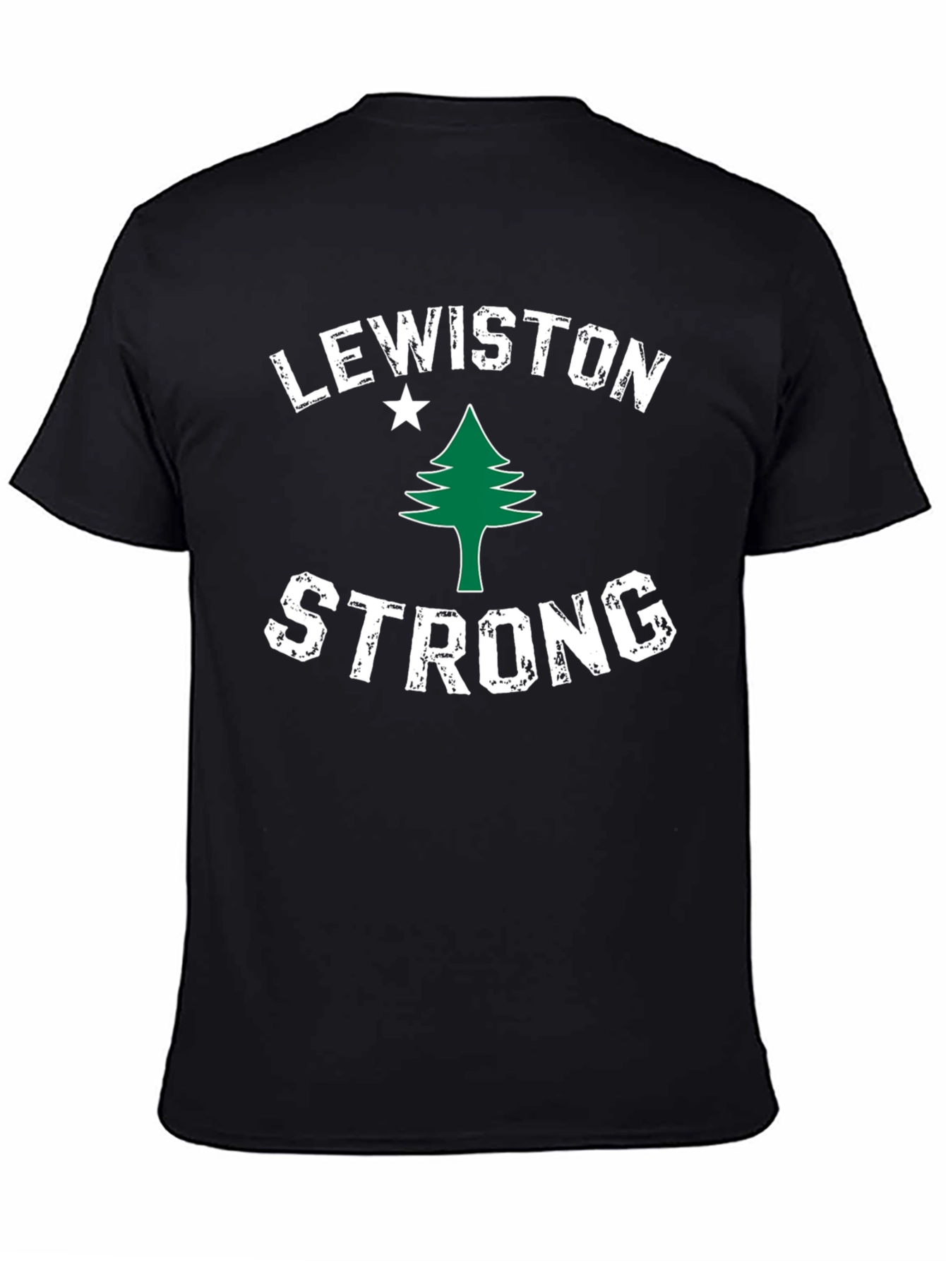 Lewiston Strong Graphic T-Shirt - Support Maine